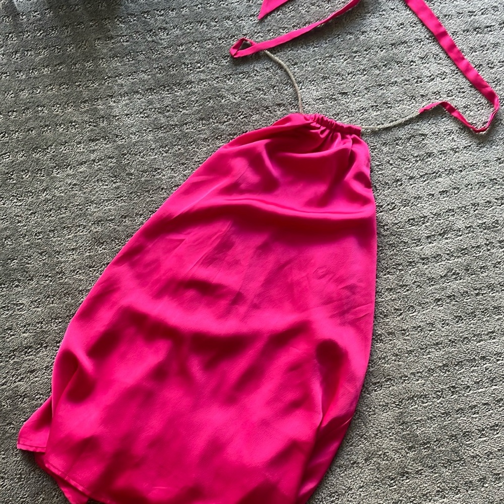 Pink cocktail dress